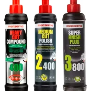 Menzerna Kit Pulido 250 Ml (400 green+2400+3800)