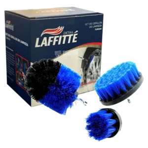 Laffitte Set 3 Cepillos Taladro Azul