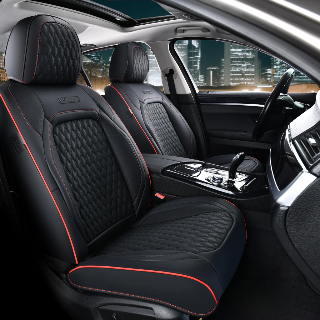 Coversaxs Challenger Con Detalles en Rojo